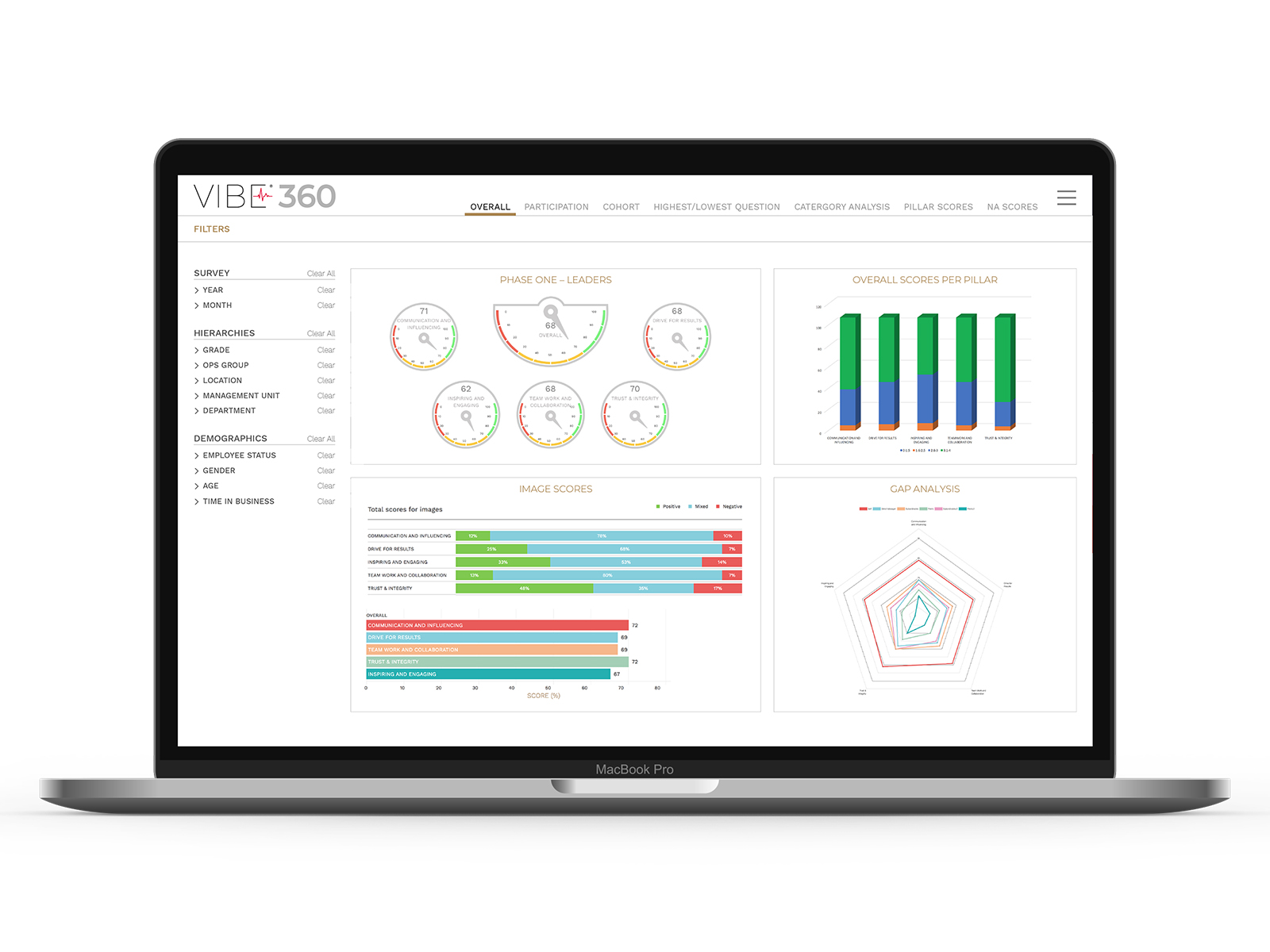 Vibe 360 Dashboard
